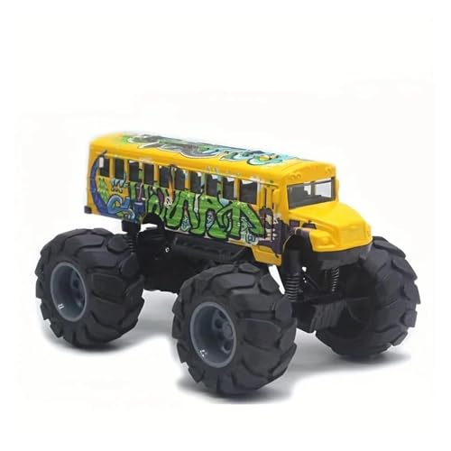 SYYANFEI Modellauto Für Nachgeahmte Pull Back-Fahrzeuge Spielzeugautos Authentische Details Für Jungen Und Mädchen Endlose Spielerische Abenteuer Enthusiasten Spielzeugauto(Yellow 2) von SYYANFEI