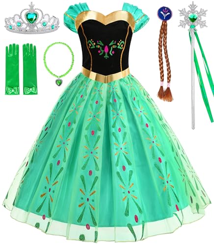 SYoimy Mädchen Prinzessin Kostüm Prinzessin Dress Up Halloween Cosplay Geburtstag Party Kostüm mit Zubehör SYoimy Mädchen Prinzessin Kostüm Prinzessin Dress Up Halloween Cosplay Geburtstag Party Kostüm mit Zubehör von SYoimy