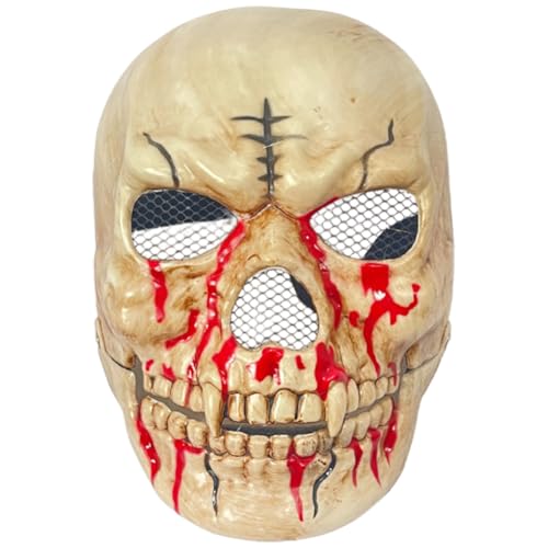 SZJFYMQ Schädel Maske, Halloween Maske,Skelett Gruselige Horror Ghost Halloween,Karneval Männer Kostüm Party Bar-Dekoration Requisiten SZJFYMQ Schädel Maske, Halloween Maske,Skelett Gruselige Horror Ghost Halloween,Karneval Männer Kostüm Party Bar-Dekoration Requisiten von SZJFYMQ
