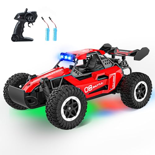 SZJJX Ferngesteuertes Auto für Kinder ab 3 4 5 6 7+,20KM/H RC Auto mit LED-Leuchten,2.4 GHz 2WD Monstertruck-Spielzeug,Spielzeugautos für Mädchen und Jungen,Weihnachts- und Geburtstagsgeschenke–Rot SZJJX Ferngesteuertes Auto für Kinder ab 3 4 5 6 7+,20KM/H RC Auto mit LED-Leuchten,2.4 GHz 2WD Monstertruck-Spielzeug,Spielzeugautos für Mädchen und Jungen,Weihnachts- und Geburtstagsgeschenke–Rot von SZJJX