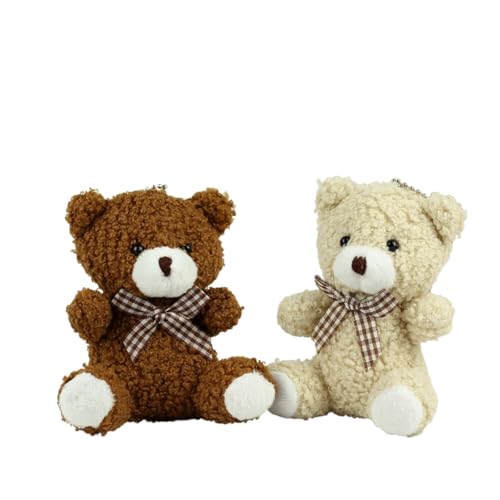Baby Bär Puppet Cute Puppet Schoolmädchen Geschenk Schlüssel Tasche Anhänger Plüse Spielzeug von SZSCHENG