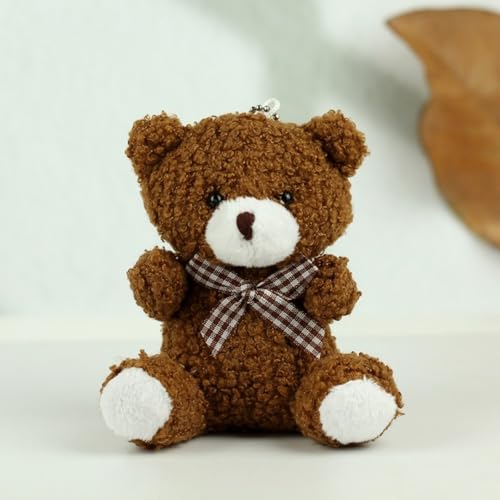Baby Bär Puppet Cute Puppet Schoolmädchen Geschenk Schlüssel Tasche Anhänger Plüse Spielzeug von SZSCHENG