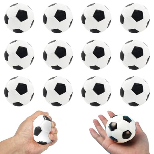 SZSMW 12-Teilige Packung,SoftbäLle - Mini Fussball - Fussball Mitgebsel - für Jedes Alter Geeignet,Stress Abbauen Und Entspannen,Beweglichkeit Verbessern,zum Spielen Im Innenbereich Geeignet SZSMW 12-Teilige Packung,SoftbäLle - Mini Fussball - Fussball Mitgebsel - für Jedes Alter Geeignet,Stress Abbauen Und Entspannen,Beweglichkeit Verbessern,zum Spielen Im Innenbereich Geeignet von SZSMW