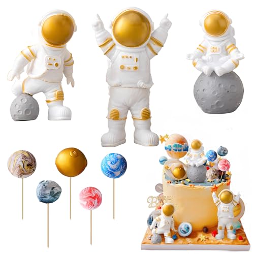 SZSMW 3er-Pack,Astronaut Deko - Astronauten geburtstag - Tortendeko Weltraum - Geeignet FüR Geburtstagsfeiern,Astronautenparty-Dekorationen,Weltraum-Mottopartys,Dekorieren von Kindergeburtstagstorten SZSMW 3er-Pack,Astronaut Deko - Astronauten geburtstag - Tortendeko Weltraum - Geeignet FüR Geburtstagsfeiern,Astronautenparty-Dekorationen,Weltraum-Mottopartys,Dekorieren von Kindergeburtstagstorten von SZSMW