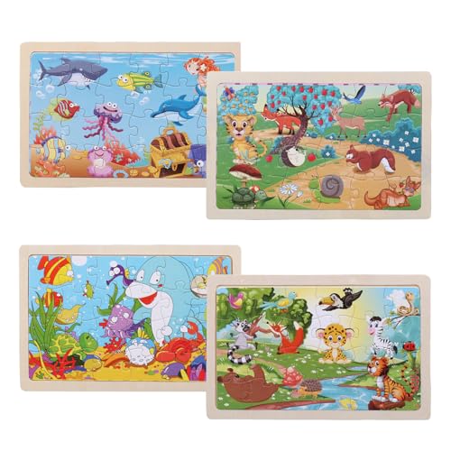 SZSMW 4 Kinderpuzzle Ab 2 Jahre - Holzpuzzle Kinder - Puzzle Kinder Ab 3 Kinder An Geburtstagen, Feiertagen, Thanksgiving, Ostern Oder Anderen Besonderen AnläSsen SZSMW 4 Kinderpuzzle Ab 2 Jahre - Holzpuzzle Kinder - Puzzle Kinder Ab 3 Kinder An Geburtstagen, Feiertagen, Thanksgiving, Ostern Oder Anderen Besonderen AnläSsen von SZSMW