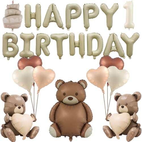 SZSMW Erster Geburtstag Junge - 1, Deko - Deko 1, Geburtstag - Kann Als Dekor FüR Innen- und AußEnaktivitäTen Verwendet Werden, Perfekt FüR Babypartys，Leicht Zu Montieren von SZSMW
