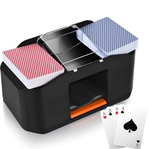 Passen Sie an, was Sie brauchen, Casino Grade AI elektrische Mischmaschine 2000 mAh Schnellladekarten-Ausgabemaschine UNO/Texas Hold'em/21 Punkt verwenden Sie einen Klick vollautomatische Mischkarte von SZSXYBZ