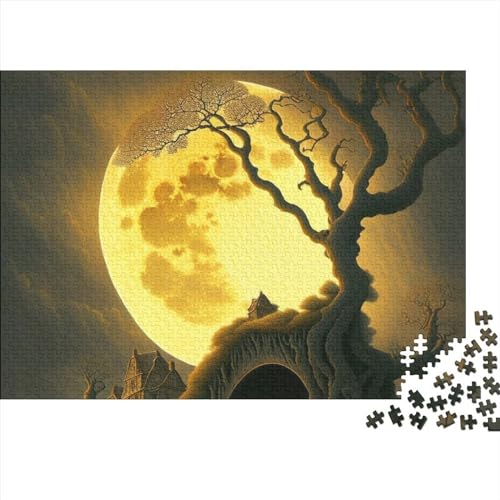 Moon Meadow River Puzzle for Erwachsene, lustiges 1000-teiliges Puzzle-Spielzeug, intellektuelles Spiel, Stressabbau-Spielzeug, Heimdekoration(Style-8) von SZTVECFW
