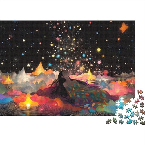 Pferd Erwachsene Spaß 1000 Stück Puzzle Spielzeug Intellektuelles Spiel Stressabbau Spielzeug Heimdekoration(Dolphin,1000pcs (75x50cm)) von SZTVECFW