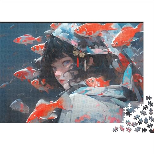 Pferd Erwachsene Spaß 1000 Stück Puzzle Spielzeug Intellektuelles Spiel Stressabbau Spielzeug Heimdekoration(Style-1,300pcs (40x28cm)) von SZTVECFW