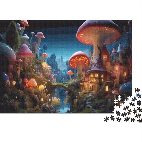 Pferd Erwachsene Spaß 1000 Stück Puzzle Spielzeug Intellektuelles Spiel Stressabbau Spielzeug Heimdekoration(Style-26,1000pcs (75x50cm)) von SZTVECFW