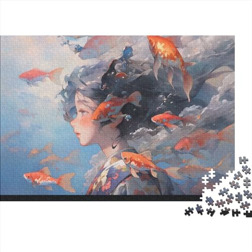Pferd Erwachsene Spaß 1000 Stück Puzzle Spielzeug Intellektuelles Spiel Stressabbau Spielzeug Heimdekoration(Style-3,500pcs (52x38cm)) von SZTVECFW