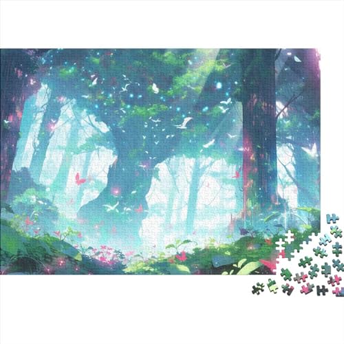 Wald-Puzzle for Erwachsene, lustiges 1000-teiliges Puzzle, Denkspiel, Stressabbau-Spielzeug, Heimdekoration(Dolphin,1000pcs (75x50cm)) von SZTVECFW