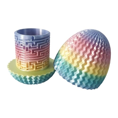 Mittelfinger Ostereier - Überraschung Mittelfinger Eier, Mittelfinger Osterei, 3D-gedruckte Osterüberraschungseier, Kreative Mittelfinger Ostereier Gefüllte Heimdekorationen (New-A) von SZXLSP