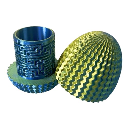Mittelfinger Ostereier - Überraschung Mittelfinger Eier, Mittelfinger Osterei, 3D-gedruckte Osterüberraschungseier, Kreative Mittelfinger Ostereier Gefüllte Heimdekorationen (New-B) von SZXLSP