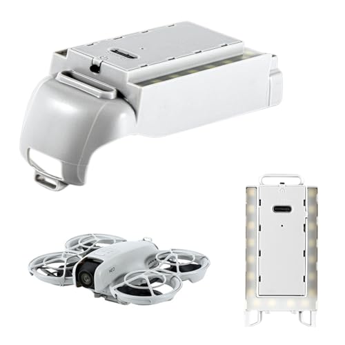 SZZCNOX 2-in-1 Night Flying Beleuchteter Ständer für DJI NEO, Drohnen-Batterieschutzhülle, Fahrwerk, lichtemittierender Ständer mit Ladekabel für DJI Neo Drohnenzubehör SZZCNOX 2-in-1 Night Flying Beleuchteter Ständer für DJI NEO, Drohnen-Batterieschutzhülle, Fahrwerk, lichtemittierender Ständer mit Ladekabel für DJI Neo Drohnenzubehör von SZZCNOX