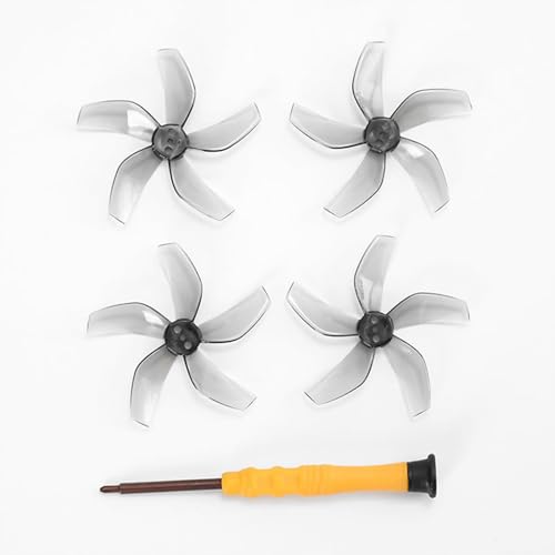 SZZCNOX Bunte Propeller für DJI Neo Drohne, 5-Blatt-Propeller-Paddel, kompatibel mit DJI NEO, Schnellentriegelung, Geräuschreduzierung, Propeller, Flügelblätter, Drohnenzubehör (grau) von SZZCNOX