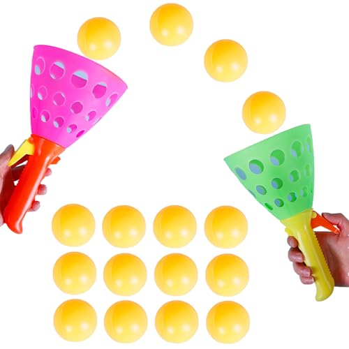 14 PCS Kind Outdoor Indoor Spielaktivitäten, 2 Catch Launcher-Körben und 12 Bällen, Rasen Campingplatz Strand Weihnachtsfeier-Spielzeug, Outdoor Fun Party Game Spielzeug 5 6 7 8 9 12+ Erwachsenen 14 PCS Kind Outdoor Indoor Spielaktivitäten, 2 Catch Launcher-Körben und 12 Bällen, Rasen Campingplatz Strand Weihnachtsfeier-Spielzeug, Outdoor Fun Party Game Spielzeug 5 6 7 8 9 12+ Erwachsenen von SZZETK