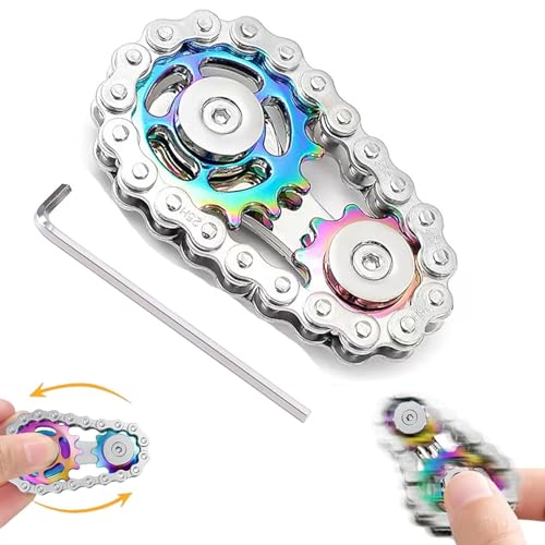 Mini Metall Kettenrad Fidget Spielzeug, Fahrradkettenradrotatoren ist Geeignet, um Reizbarkeit, Panik und Angstzustände zu Verhindern,Neuer Rotator zur Druckreduzierung ist für Büros und Familien Mini Metall Kettenrad Fidget Spielzeug, Fahrradkettenradrotatoren ist Geeignet, um Reizbarkeit, Panik und Angstzustände zu Verhindern,Neuer Rotator zur Druckreduzierung ist für Büros und Familien von SZZETK