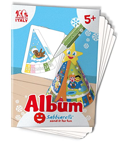 Sabbiarelli Sand-it For Fun - Album 3D Adventskalender: der Adventskalender, zum bemalen mit Sand und zusammenzufügen, 5 vorgeklebte Papier. Kinder Jahre 5+ Sabbiarelli Sand-it For Fun - Album 3D Adventskalender: der Adventskalender, zum bemalen mit Sand und zusammenzufügen, 5 vorgeklebte Papier. Kinder Jahre 5+ von Sabbiarelli