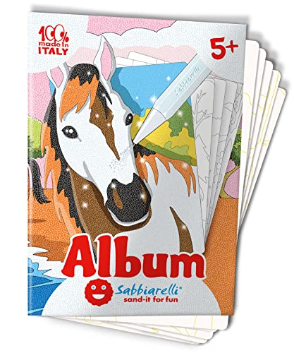 Sabbiarelli 100AL0548 Pferdealbum, Pferde 5+ von Sabbiarelli