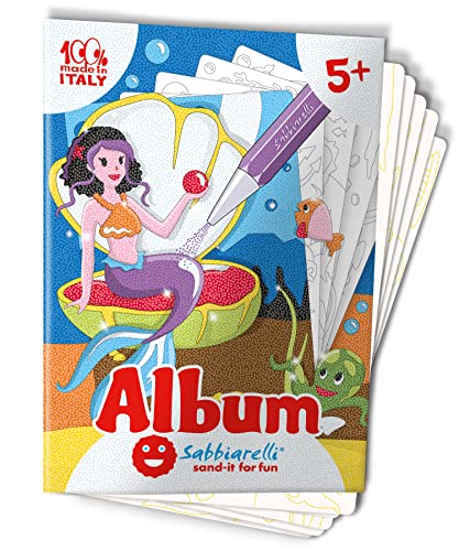 Sabbiarelli 100AL0555 Sirene 5+ Album die Meerjungfrauen von Sabbiarelli