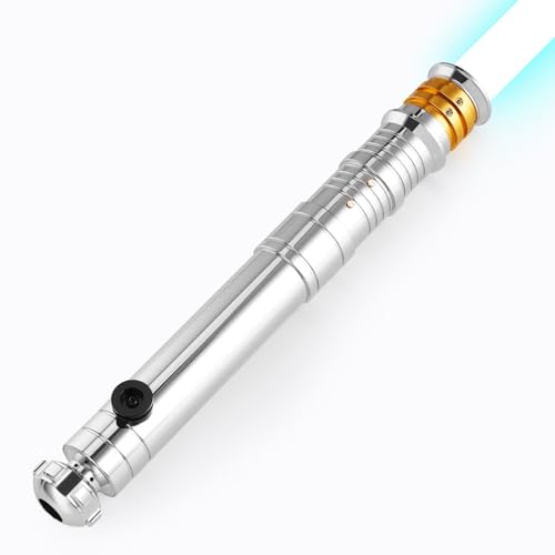 Lichtschwert Duell Lichtschwert mit 12 RGB Farben 16 Sound Fonts und Motion Control, Force FX Lichtschwert mit Premium Metallgriff und austauschbarer Klinge, Lichtschwert für Erwachsene, Kinder Lichtschwert Duell Lichtschwert mit 12 RGB Farben 16 Sound Fonts und Motion Control, Force FX Lichtschwert mit Premium Metallgriff und austauschbarer Klinge, Lichtschwert für Erwachsene, Kinder von Saberforms