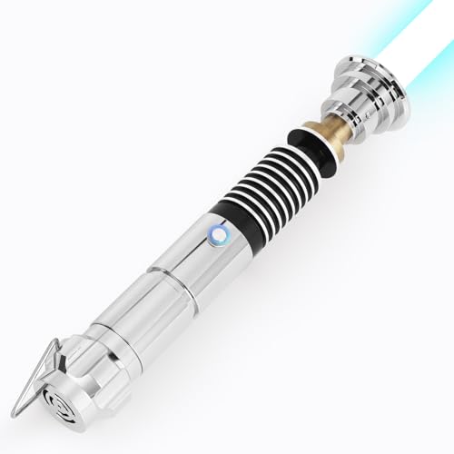 Saberforms Duell Lichtschwert mit 12 RGB Farben 16 Sound Fonts und Motion Control, Force FX Lichtschwerter mit Premium Metallgriff und austauschbarer Klinge, Lichtschwert für Erwachsene, Kinder Saberforms Duell Lichtschwert mit 12 RGB Farben 16 Sound Fonts und Motion Control, Force FX Lichtschwerter mit Premium Metallgriff und austauschbarer Klinge, Lichtschwert für Erwachsene, Kinder von Saberforms
