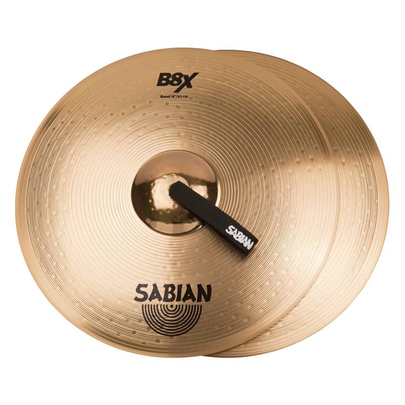 Sabian 18" B8X Band Marching Cymbals Pair Marschbecken von Sabian