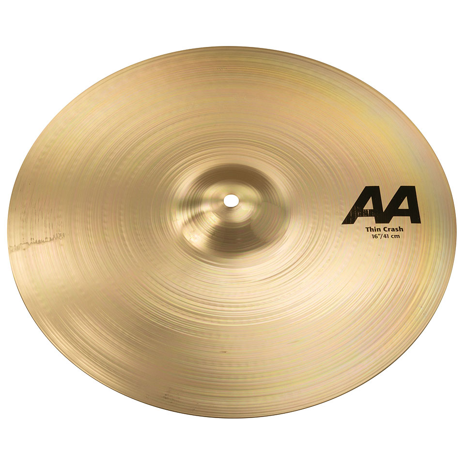 Sabian AA 16" Brilliant Thin Crash Crash-Becken von Sabian