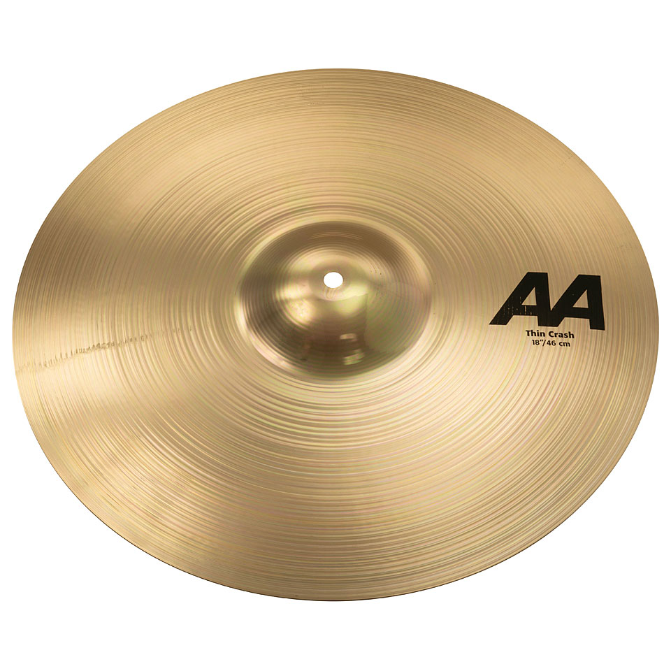 Sabian AA 18" Brilliant Thin Crash Crash-Becken von Sabian