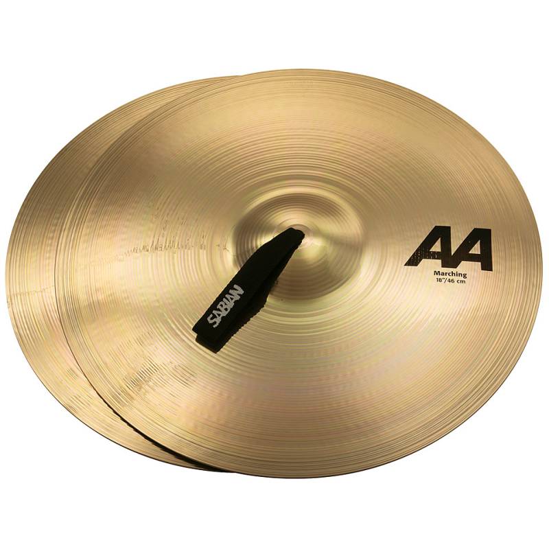 Sabian AA Marching Band Cymbals 18" Brilliant 21822X Marschbecken von Sabian