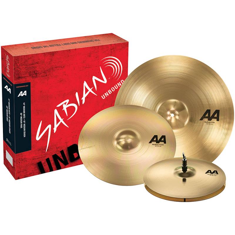 Sabian AA Brilliant Performance Set Becken-Set von Sabian