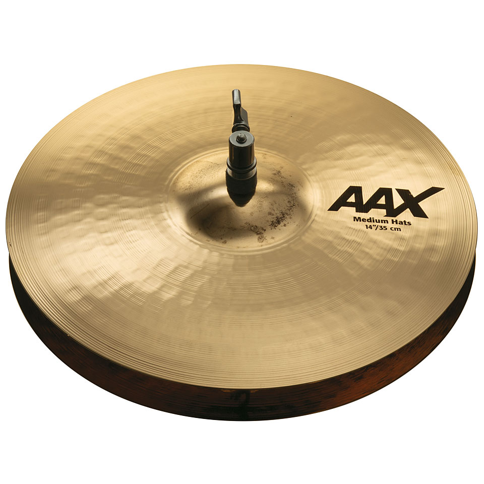 Sabian AAX 14" Medium Hats Brilliant Hi-Hat-Becken Sabian AAX 14" Medium Hats Brilliant Hi-Hat-Becken von Sabian