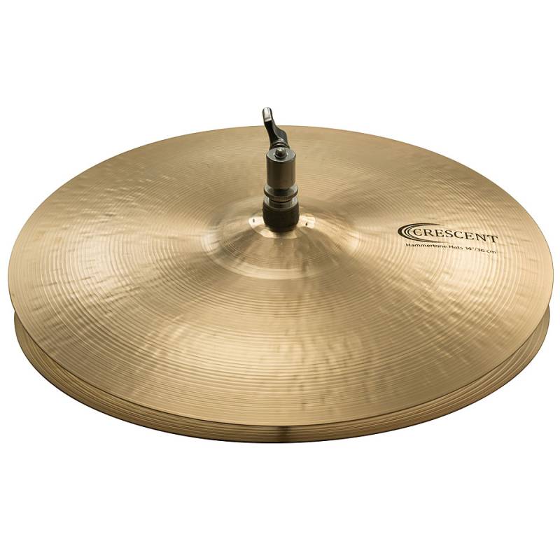 Sabian Crescent Jeff Hamilton 14" Hammertone Hats Hi-Hat-Becken von Sabian