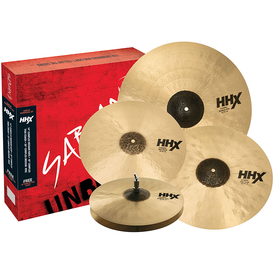 Sabian HHX Complex Promotional Set Becken-Set Sabian HHX Complex Promotional Set Becken-Set von Sabian