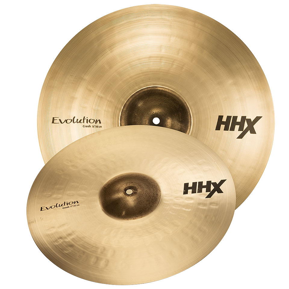 Sabian HHX Evolution Crash Pack 17" + 19" Becken-Set Sabian HHX Evolution Crash Pack 17" + 19" Becken-Set von Sabian