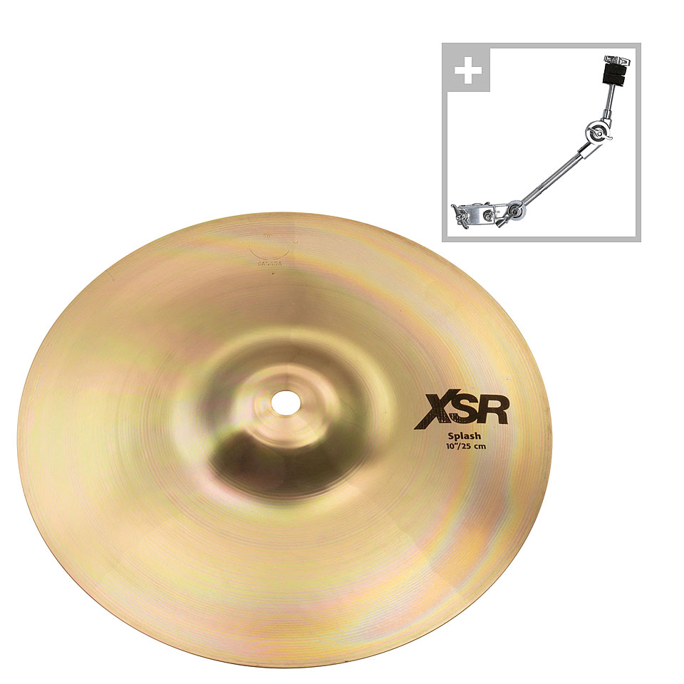 Sabian XSR 10" Splash & Holder Splash-Becken Sabian XSR 10" Splash & Holder Splash-Becken von Sabian