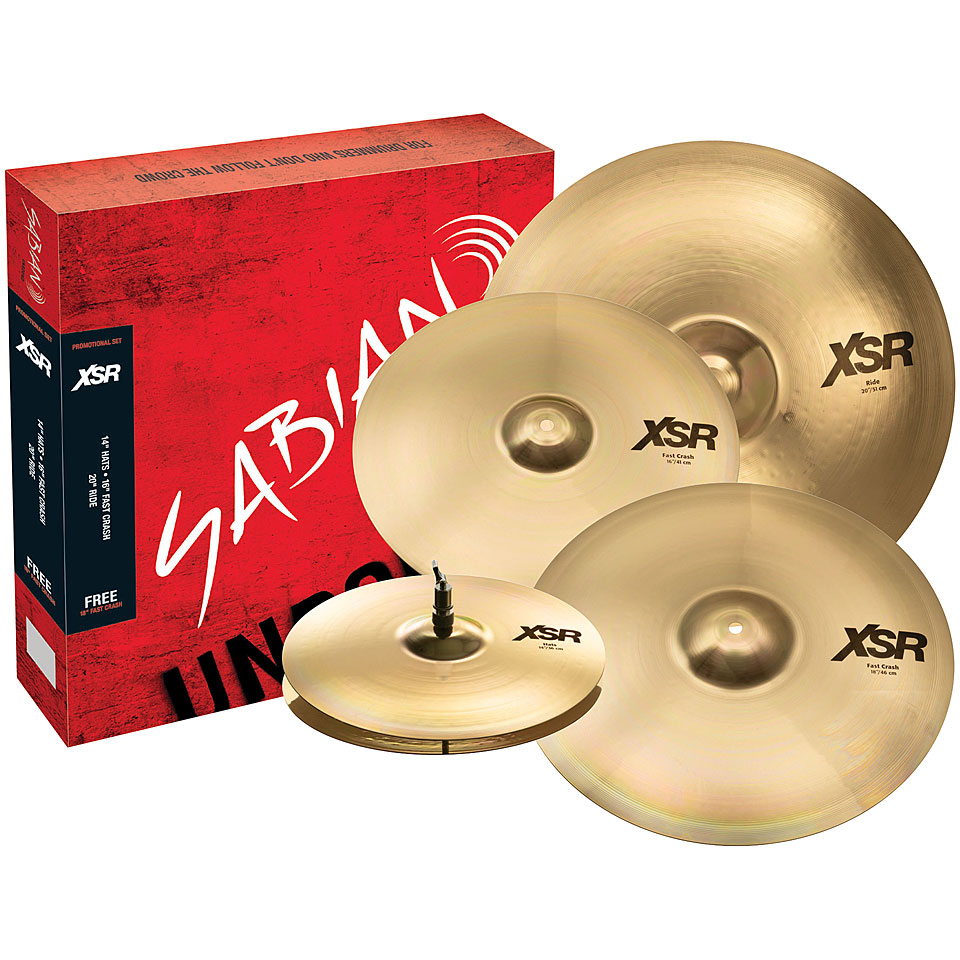 Sabian XSR Performance Set Pro XSR5005GB Becken-Set Sabian XSR Performance Set Pro XSR5005GB Becken-Set von Sabian