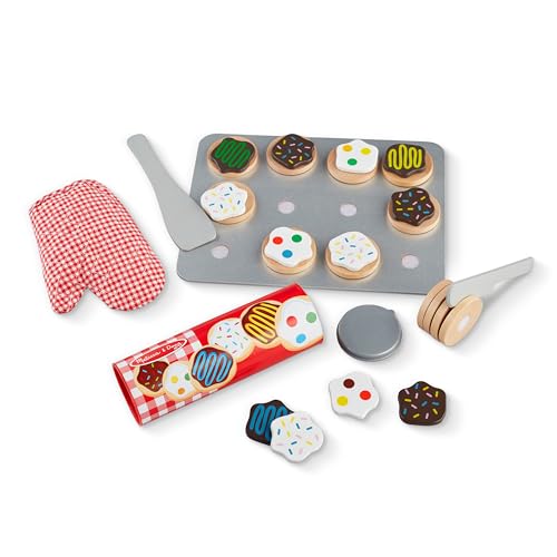 Melissa & Doug Wooden Cookie Set , Pretend Play , Play Food Toy for Kids , 3+ , Gift for Boy or Girl von Melissa & Doug