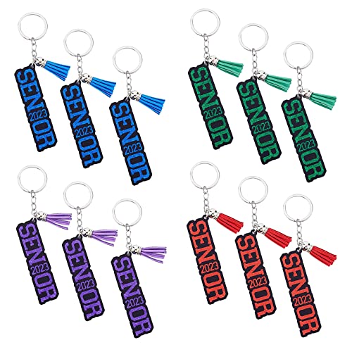 Saddgo Set mit 12 inspirierenden Schlüsselanhängern aus Legierungsmaterial, Schlüsselanhänger, Schmuck, Geschenk für Mädchen und Jungen von Saddgo
