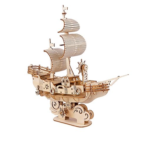 Sadodo 3D Holz Puzzle,Modellbau DIY Holzpuzzle Modellbausatz Bausatz für Erwachsene und Jungenliche,Geburtstag Geschenke Idee (Schiff) von Sadodo