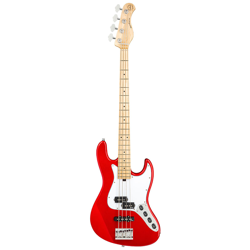 Sadowsky MetroExpress 21-4 Hybrid P/J Maple Solid Candy Apple Red von Sadowsky