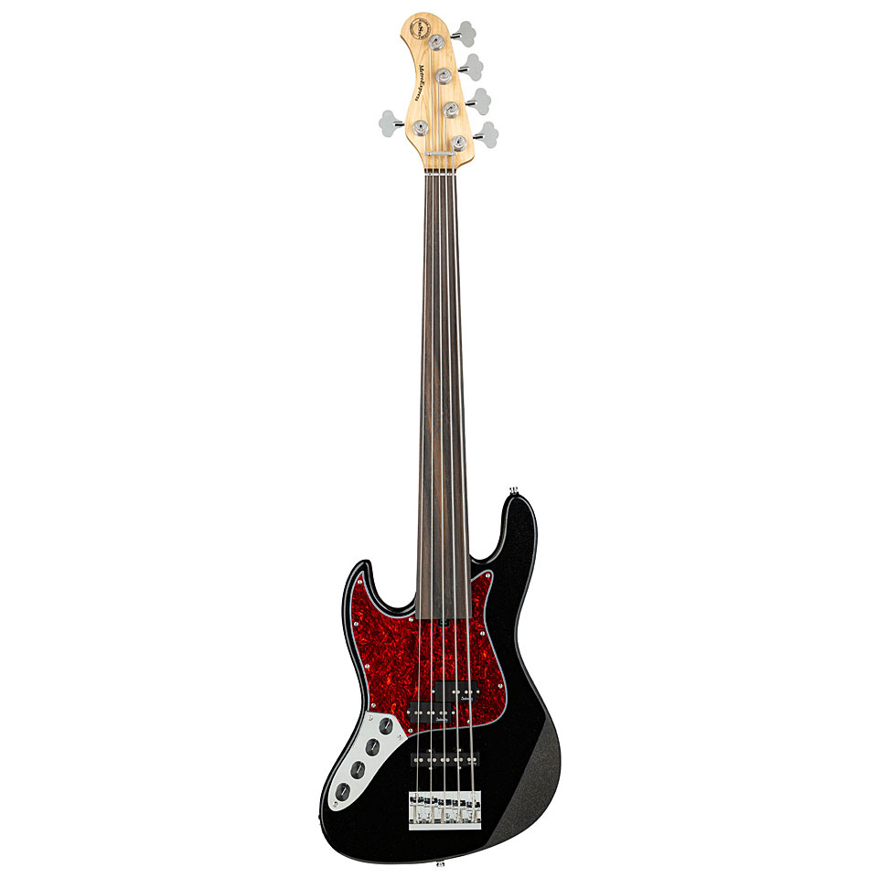 Sadowsky MetroExpress 21-5 Vintage J/J Solid Black LH E-Bass Lefthand Sadowsky MetroExpress 21-5 Vintage J/J Solid Black LH E-Bass Lefthand von Sadowsky