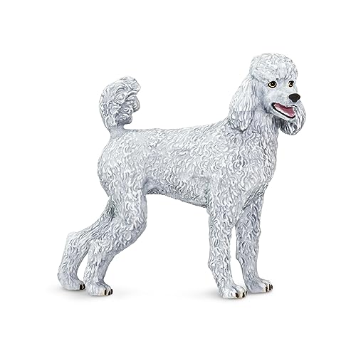 Safari Pudel 8,8 cm | Hunde- und Katzenfiguren | Ungiftig und BPA-frei | Für Kinder ab 3 Jahren geeignet Ltd von Safari Ltd.