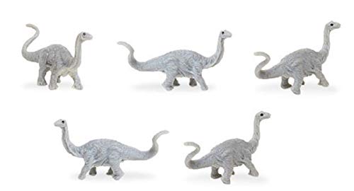 Safari - 348022 - Good Luck Minis - Glücksminis, Dinosaurier, Apatosaurus, ca. 3,8cm, PVC, 5 Stück von Safari