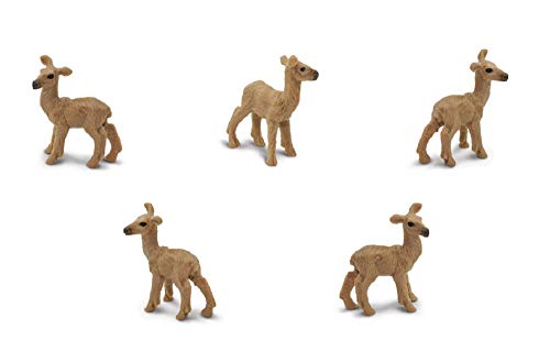 Safari - 351722 - Good Luck Minis - Glücksminis, Rehe, ca. 2cm, PVC, 5 Stück von Safari Ltd.