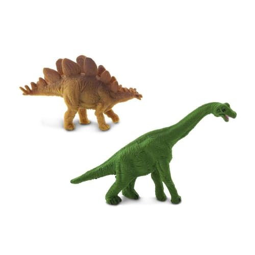 Safari - Brachiosaurus + Stegosaurus Tiere, Mehrfarbig (S345522) von Safari Ltd.