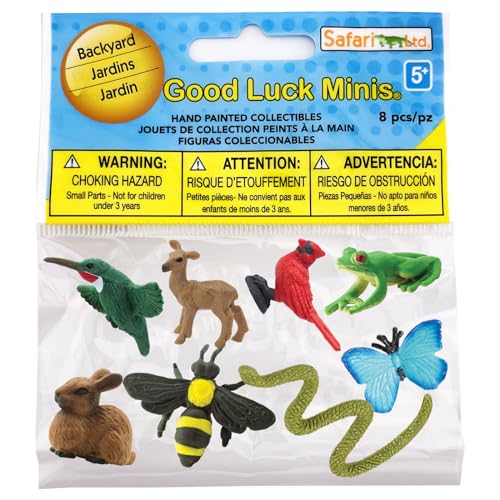 Safari Ltd. 100223 Tier Safari Good Luck Minis Fun Packs Backyard Minature von Safari Ltd.