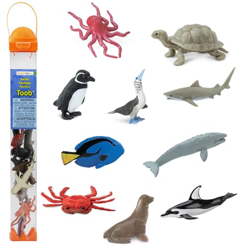 Safari Ltd. 10 Pacific Miniaturfiguren | Meerestierfiguren | Ungiftig & BPA-frei | Für Kinder ab 3 Jahren geeignet von Safari Ltd.